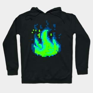 blue fire Hoodie